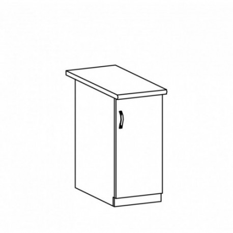 Szafka kuchenna dolna jednodrzwiowa PROWANSJA - D30